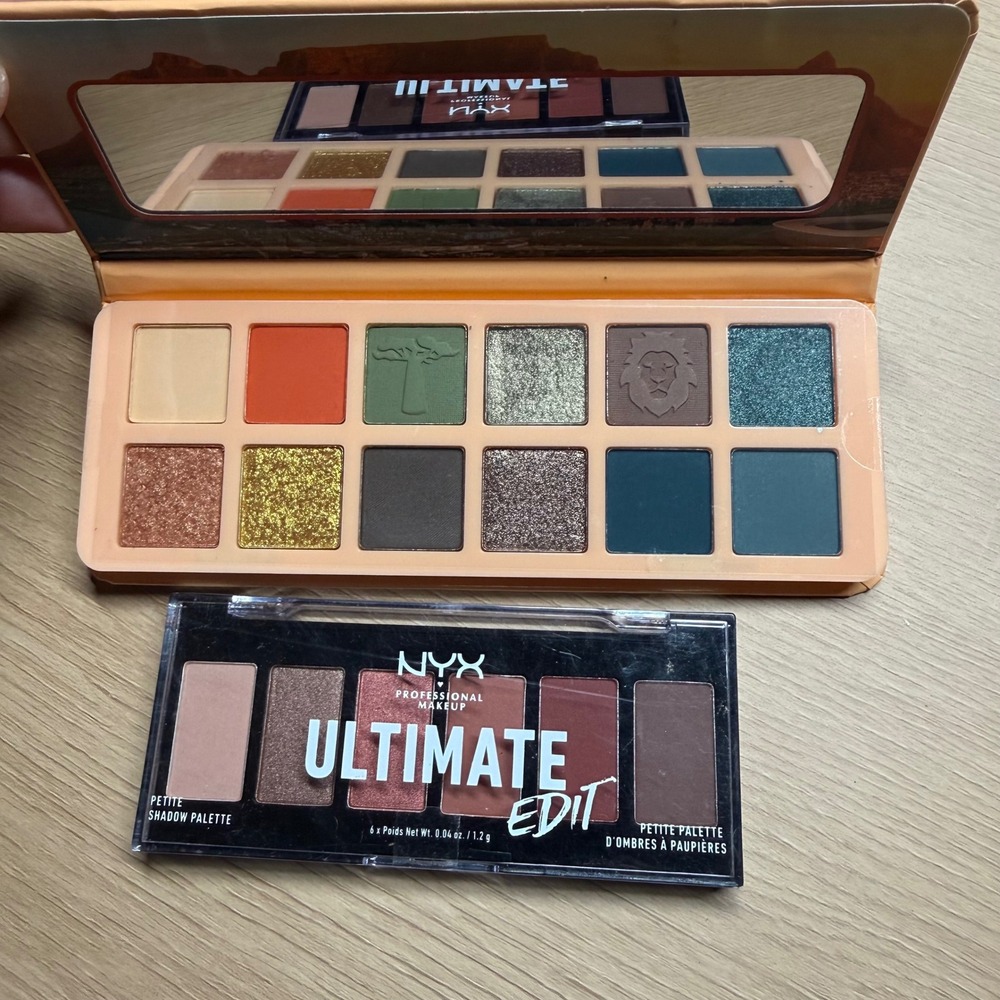 NYX Ultimate Edit Warm Neutrals & Essence Welcome to Cape Town Eyeshadow Palette
